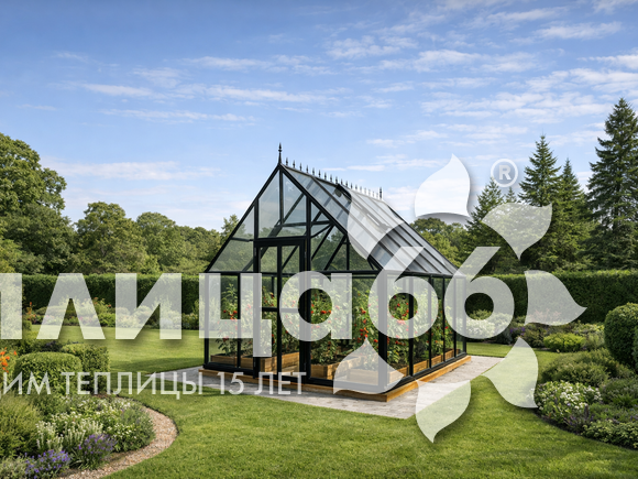 Теплица Рада Гарденикс PRO 90° под стекло, ширина 3,0 м. (калькулятор)